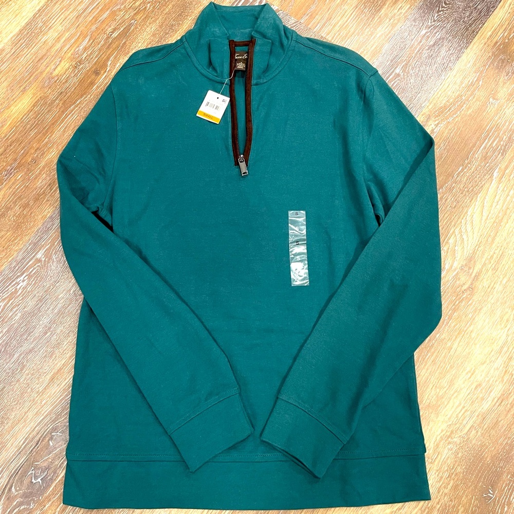 NWT, Tasso Elba- men’s 1/4 zip pullover Sz S